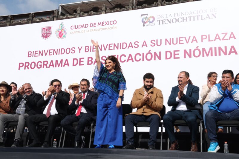 CDMX líder en estabilidad laboral: basifican a 14 mil empleados del gobierno local