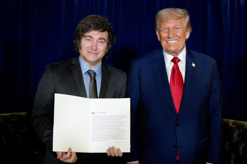 Trump respalda a Milei y ofrece «cualquier tipo de acuerdo» para Argentina en la ONU
