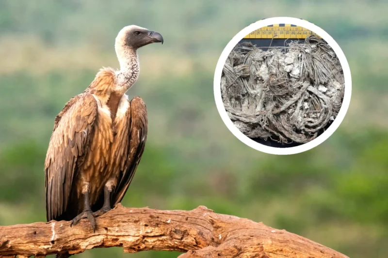 Descubren en nidos de buitres barbudos objetos humanos de hasta 650 años de antigüedad