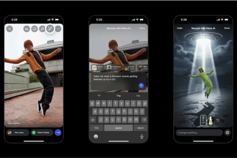Meta AI revoluciona la edición de historias en Instagram con funciones de texto e inteligencia artificial