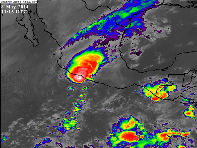 Invest 90E se fortalece frente a las costas del Pacífico mexicano y podría convertirse en ciclón tropical