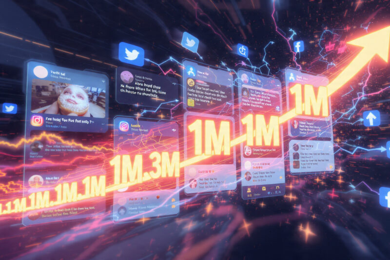 Marketing viral en redes: ciencia de atención y conversión