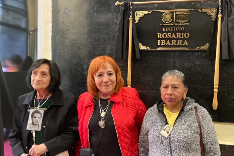 El Congreso de la CDMX honra a Rosario Ibarra de Piedra al nombrar su edificio principal en su memoria