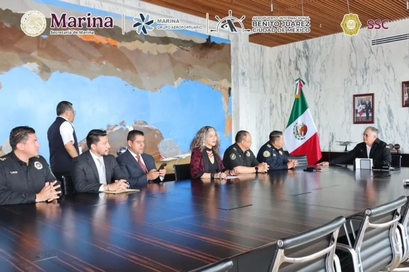 Refuerzan la seguridad en el AICM con nuevo convenio de inteligencia