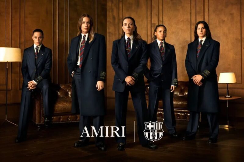 El Barcelona une elegancia y deporte: Amiri vestirá al plantel masculino y femenino durante cinco años
