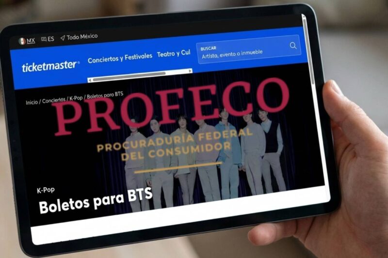 Profeco va contra Ticketmaster por irregularidades en la venta de boletos de BTS en México