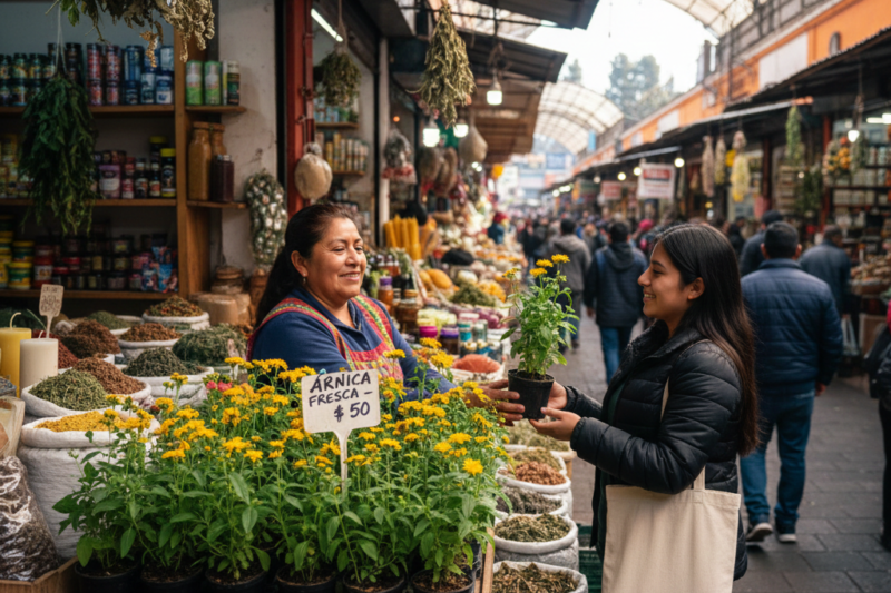 Árnica mexicana: bienestar invernal desde 50 pesos en mercados de la CDMX